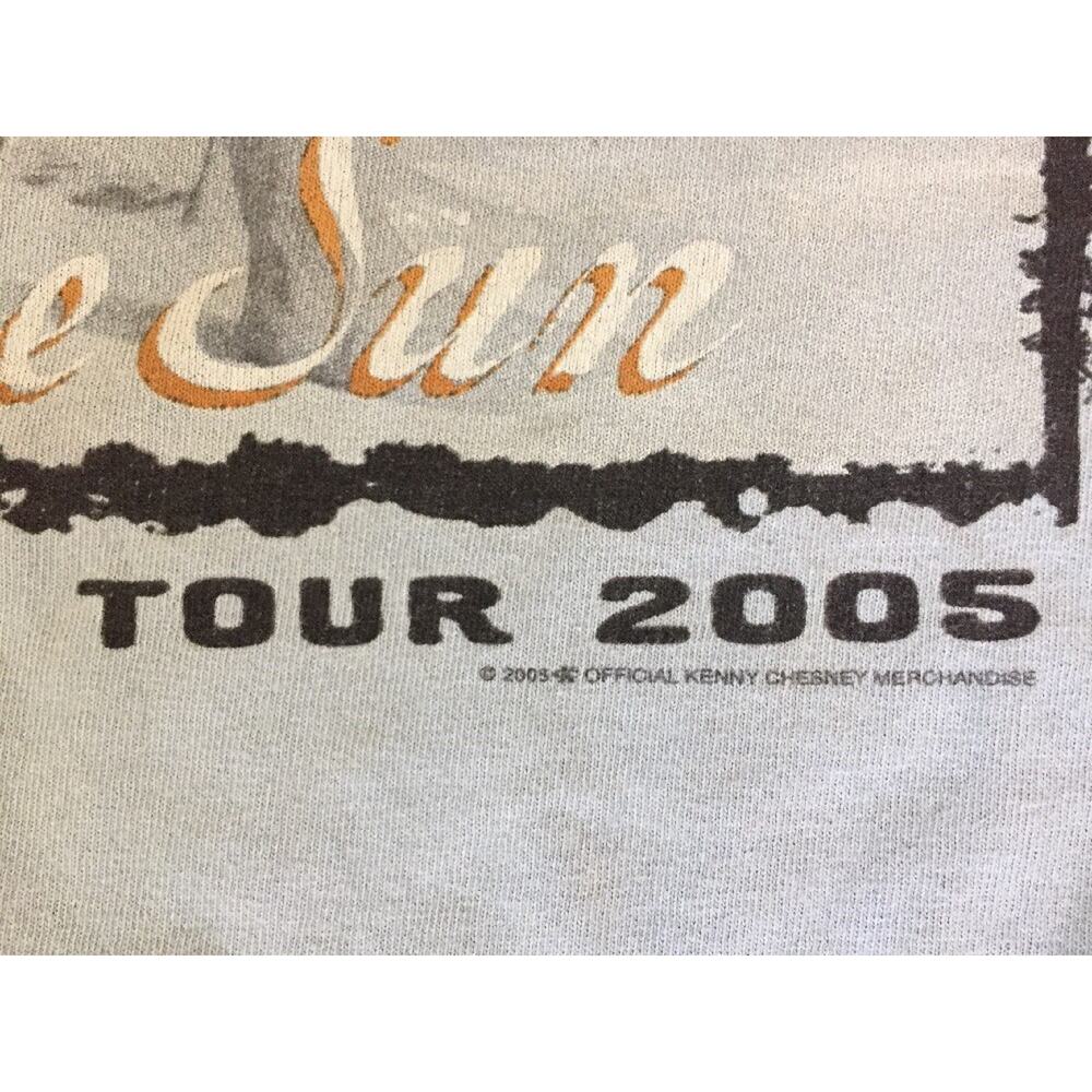 2005 Kenny Chesney Somewhere In The Sun Country Music Tour Blue Cotton TShirt M - Picture 4 of 7